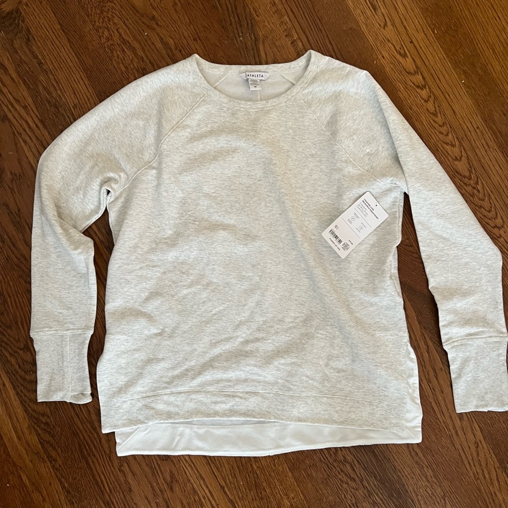 Athleta Coaster Luxe Relaunch Sweatshirt - Size M - NEW